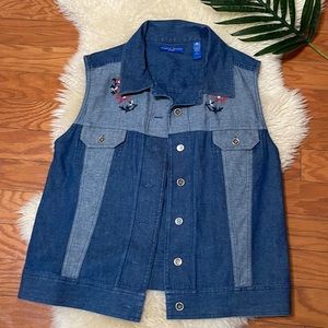 Boho Embroidered Vintage Jean Denim 
